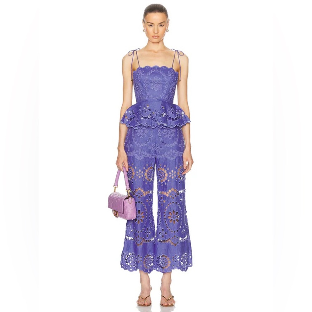 2pc NWT Zimmermann pop embroidered Top & Bottom